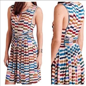 Maeve Anthro sennebec colorful twist dress sz.XL